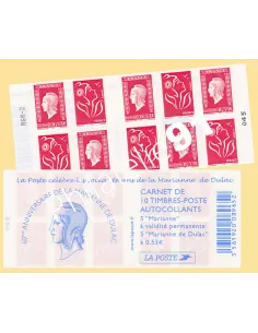 Carnet n° 1513, Marianne de Dulac, collection timbres France