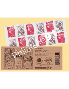 Carnet n° 1519, cabasson, collection timbres France