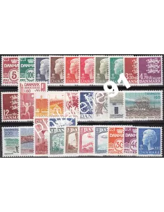 DANEMARK, année complète 1981, Collection timbre Europe