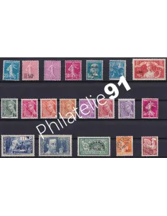 Lot de timbres Charnières, Collection timbres France