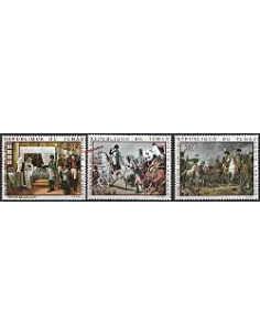 Timbres du Tchad - Poste Aérienne. Thématique: Napoléon