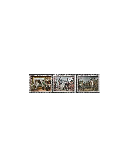 Timbres du Tchad - Poste Aérienne. Thématique: Napoléon