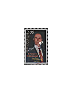 timbre d'ANDORRE FRANÇAIS n° 484 - François Mitterrand