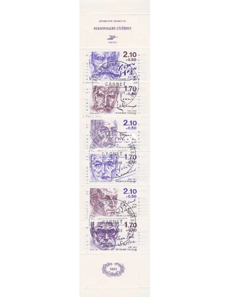 BC 2360A, Carnet oblitéré, collection timbres France