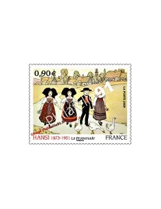 Timbre de France n° 4400 - Hansi (Jean-Jacques Waltz) 1873-1951