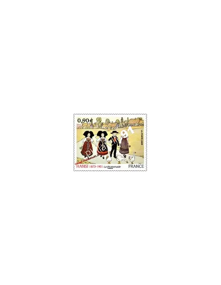 Timbre de France n° 4400 - Hansi (Jean-Jacques Waltz) 1873-1951