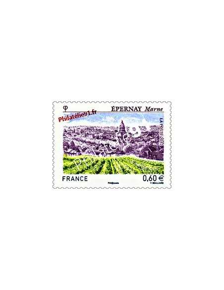 Timbre de France n° 4645 - Epernay (Marne) - Salon philatélique de printemps