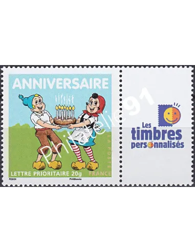 Timbres personnalisé n° 4081A, Vignettes Perso,timbres France