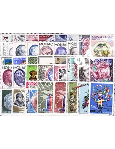 Année complète de timbres de Monaco - Année 1976 - Neuve**