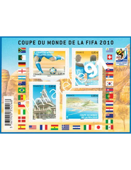 Feuille n° 4481, Collection timbres France