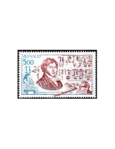 Timbre de MONACO n° 1740 - Jean-François Champollion