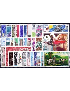 Timbres de Monaco - Année complète 1979 neuve