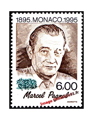 Timbre de MONACO n° 1985 - Marcel Pagnol