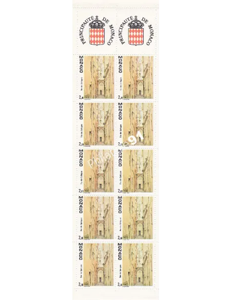 Monaco, Carnet n° 3, collection timbres Monaco