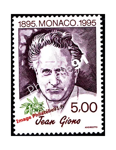 Timbre de MONACO n° 1986 - Jean Giono