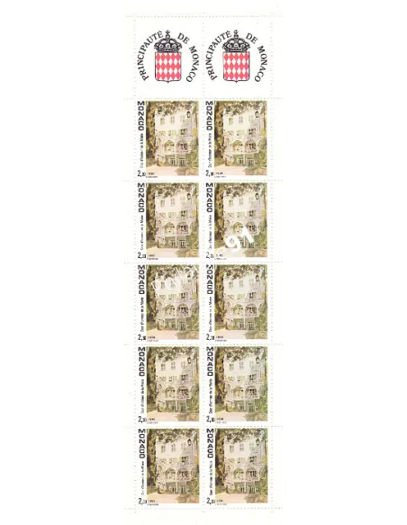 Monaco, Carnet n° 6, collection timbres Monaco