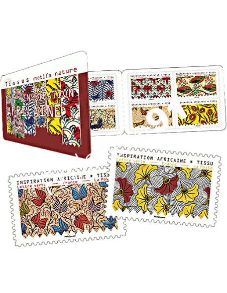 Carnet Inspirations africaines , timbres France
