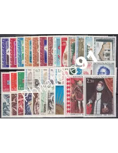 Monaco, Année complète1968, collection timbres Monaco