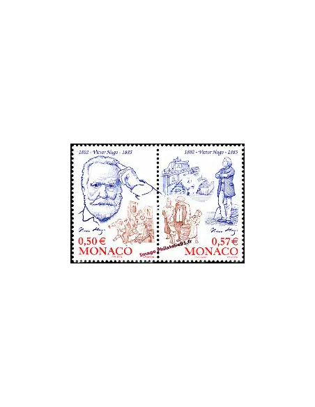 Timbres de Monaco n° 2361 à 2362 - Thématique : Personnage