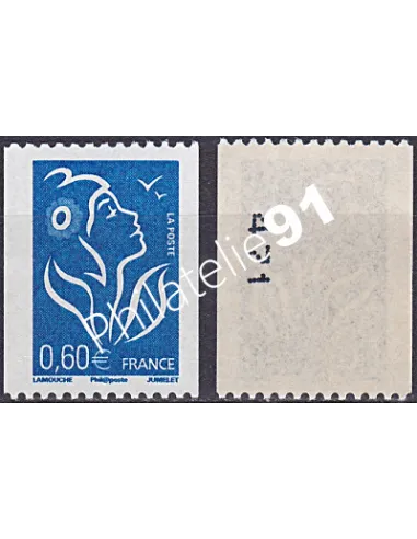 Timbre n° 3973, N° à gauche, Collection timbres France