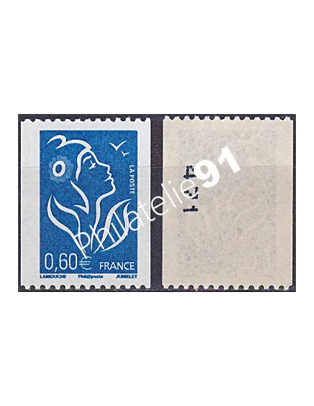 Timbre n° 3973, N° à gauche, Collection timbres France