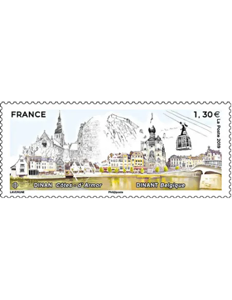 Timbren° 5300, Dinan, Dinant, collection timbres France