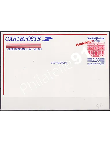 Entier Postal neuf ** - 2496-CP1.Pasteur