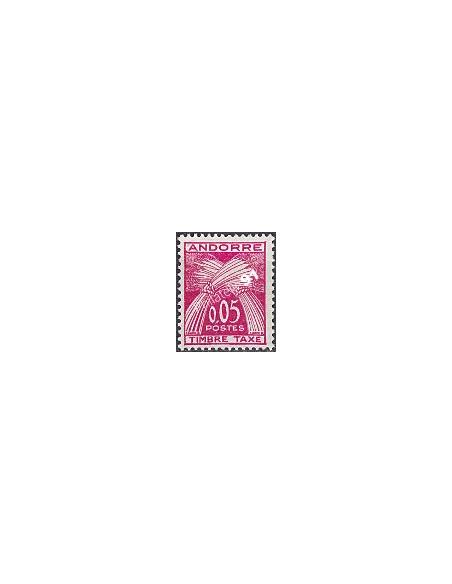 Timbres-Taxe, Taxe n° 42, Collection timbre Andorre Français