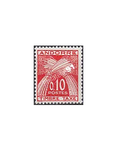 Timbres-Taxe, Taxe n° 43, Collection timbre Andorre Français