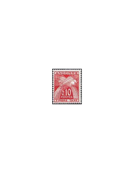 Timbres-Taxe, Taxe n° 43, Collection timbre Andorre Français