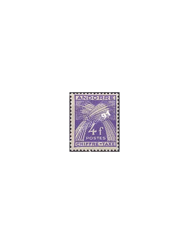 Timbres-Taxe, Taxe n° 28, Collection timbre Andorre Français