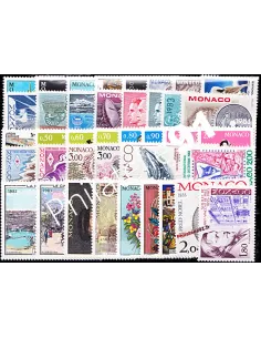 Timbres de Monaco - Année complète 1983 - Neuve