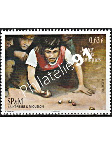 Timbre de Saint-Pierre et Miquelon n° 1077, collection Dom-Tom