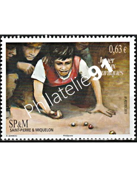 Timbre de Saint-Pierre et Miquelon n° 1077, collection Dom-Tom