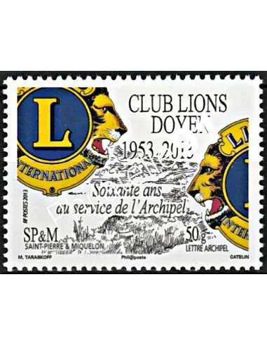 Timbre de Saint-Pierre et Miquelon n° 1088, collection Dom-Tom