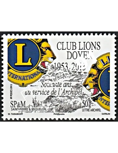 Timbre de Saint-Pierre et Miquelon n° 1088, collection Dom-Tom