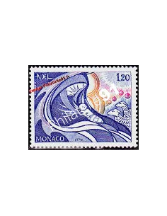 Timbre de MONACO n° 1205 - Noël - La Nativité
