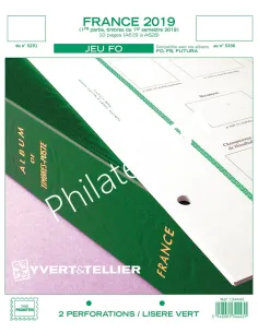 JEU FO FRANCE 2019 1er semestre, matériel philatélique