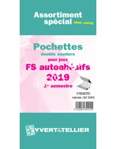 pochettes FRANCE 2019 1er semestre autoadhésifs - matériel philatélique