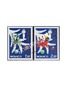 MONACO - n° 1554 à 1555 - Noël