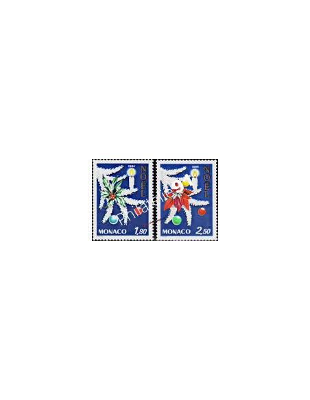 MONACO - n° 1554 à 1555 - Noël