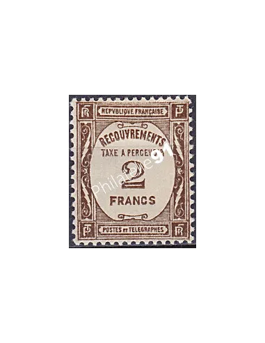 Timbre-Taxe n° 62,collection timbres France