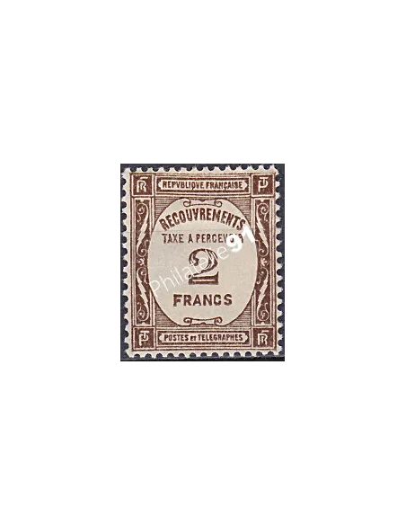 Timbre-Taxe n° 62,collection timbres France