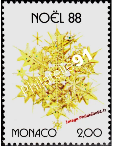 MONACO - n° 1662 - Noël. Etoile de Noël