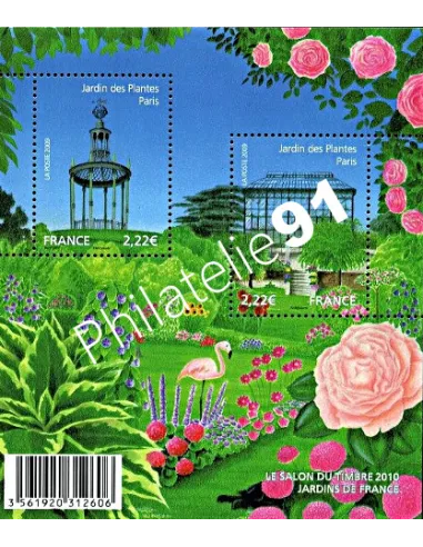 n° 4384 F,Jardins de France 2009, Collection timbres France