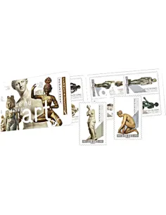 Carnet 1695, Le nu dans l’art, collection timbres France