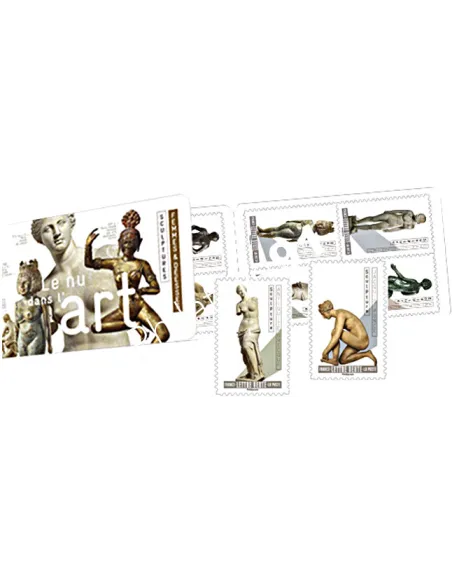 Carnet 1695, Le nu dans l’art, collection timbres France
