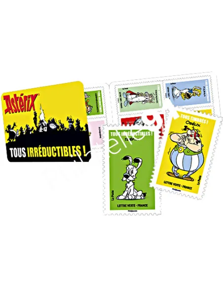 Carnet 1729,Astérix Tous irréductibles, collection timbres France