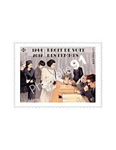 Timbre n° 5315, Droit de vote des femmes, collection timbres France