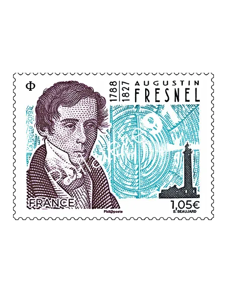 Timbre n° 5319, Augustin Fresnel, collection timbres France